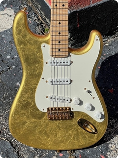 Fender Stratocaster Goldleaf Clapton Master Built  2006 Goldleaf Finish 