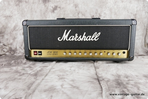 Marshall Jcm 800 2205 Top 1989 Black Tolex