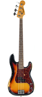 Fender Custom Precision Bass Relic Sunburst 2014 1959