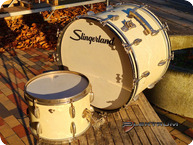 Slingerland-Radio King-1950-White Marine Pearl