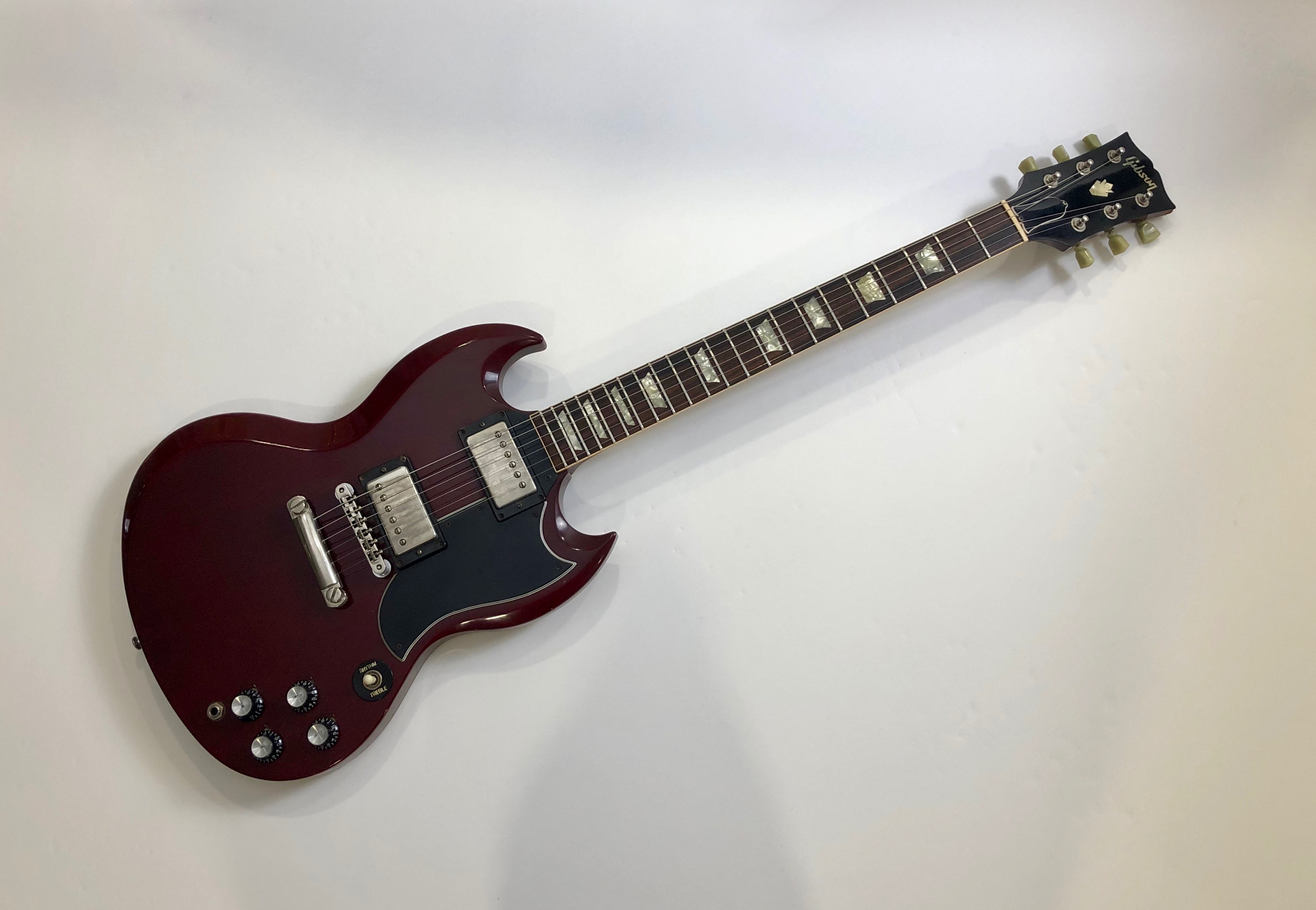 Gibson SG Reissue 62 1988 Heritage Cherry Guitar For Sale Bass N 