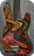 Clern Jazz Bass Ooak One Of A Kind Multicolor