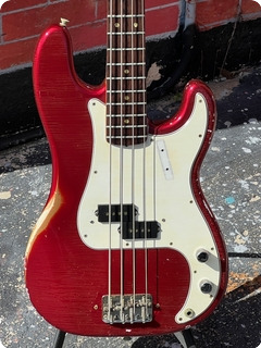 Fender Precision Bass  1966 Candy Apple Red Metallic Finish