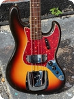 Fender-Jazz Bass -1966-Sunburst Finish