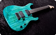 Macpherson Guitars The Pagan 2017 Trans Aqua High Gloss