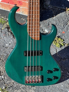 Rick Turner Electroline 5 String Bass  2000 See Thru Green Finish 