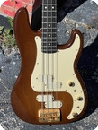 Fender-Precision Walnut Elite Bass-1983-Walnut Finish 
