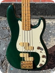 Fender Precision Elite II Bass 1983 See thru Green Finish