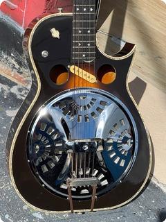 Regal Guitars Custom Cutaway Resonator  1933 Sunburst Finish