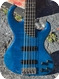 Rick Turner Electroline 5-string Bass 1999-See-Thru Blue Finish 