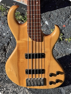 Rick Turner Electroline 5 String Bass 2001 Natural Ash Finish 