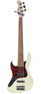 Sadowsky Metroline 21 Fret Vintage J/j Bass 5 String Solid Olympic White High Polish Lefty