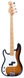 Fender Precision Bass 57 Reissue Lefty 1990 Sunburst