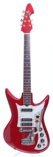 Teisco K 3l Shark Fin Candy Apple Red