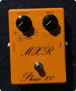 Mxr Phase 100 Script Logo 1977 Orange