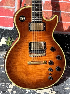 Gibson Les Paul Studio Custom Synth Guitar 1984 Honey Amber'burst