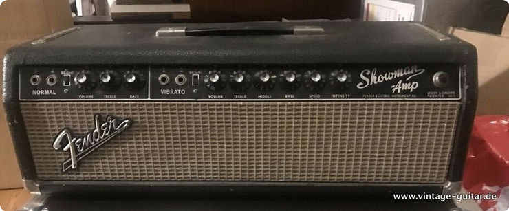 Fender Showman Amp 1964 Black Tolex