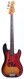 Fender-Precision Bass '62 Reissue Fretless-1990-Sunburst
