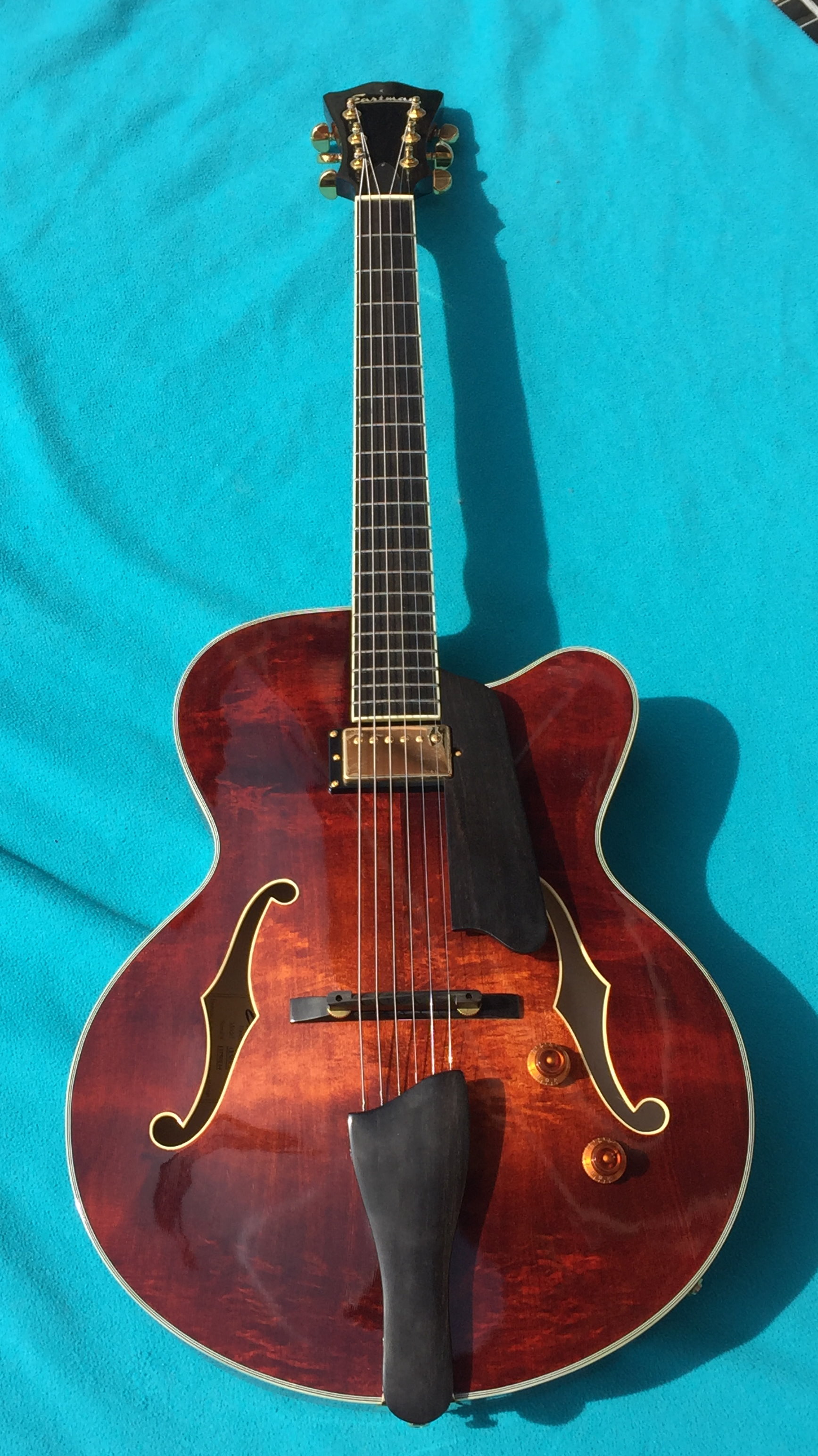 EASTMAN AR503CE 2018 Natural Guitar For Sale Hendrix Guitars