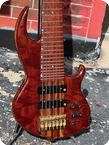 Conklin Custom Semi Hollow Sidewinder 7 String Bass 1997 Purple Heart 
