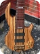 Conklin Faught Custom Sidewinder 7 String Bass 1997 Zebrawood Finish