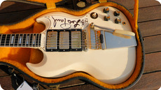 Gibson Les Paul SG Custom Signed By Les Paul Himself 1963 White