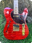 Fender Custom Shop Platinum Series Thinline Telecaster 1996 Wine Red