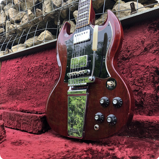 Gibson Sg Standard One Owner Guitar 1969 Cherry Red