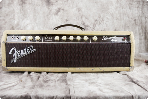 Fender Showman Top And 1x12'' Cabinet 1962 White Tolex