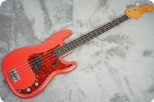 Fender-Precision Bass-1962-Fiesta Red