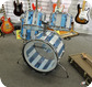 Ludwig -  Vistalite 1970's Blue/ White Stripes