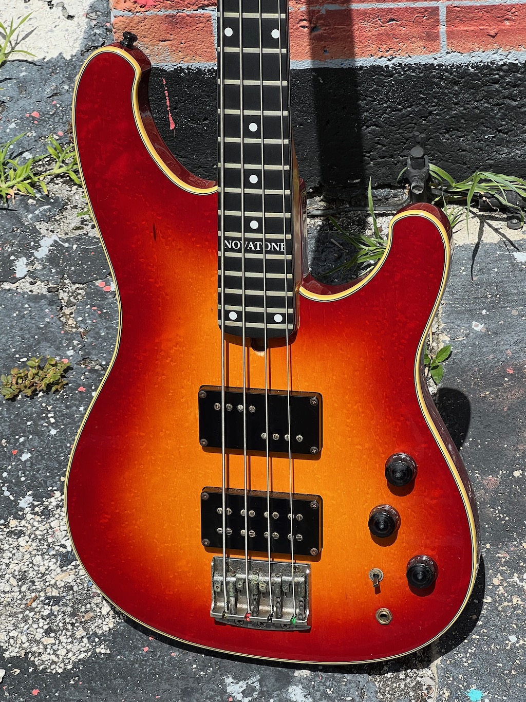 Ibanez RB 924 Roadstar II Bass W/Novatone System 1983 Cherry