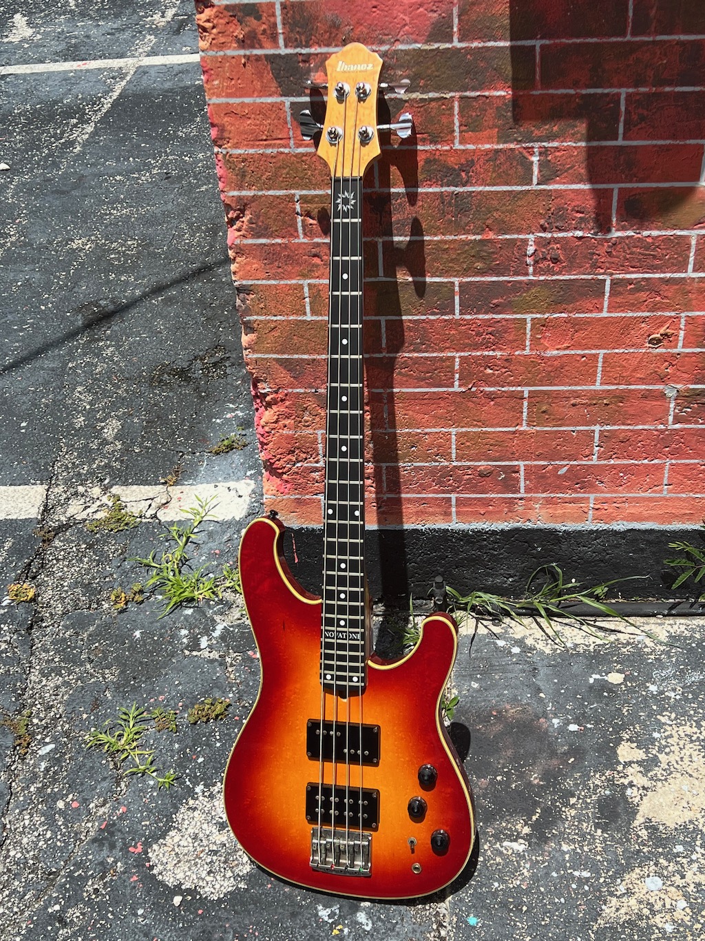 Ibanez RB 924 Roadstar II Bass W/Novatone System 1983 Cherry