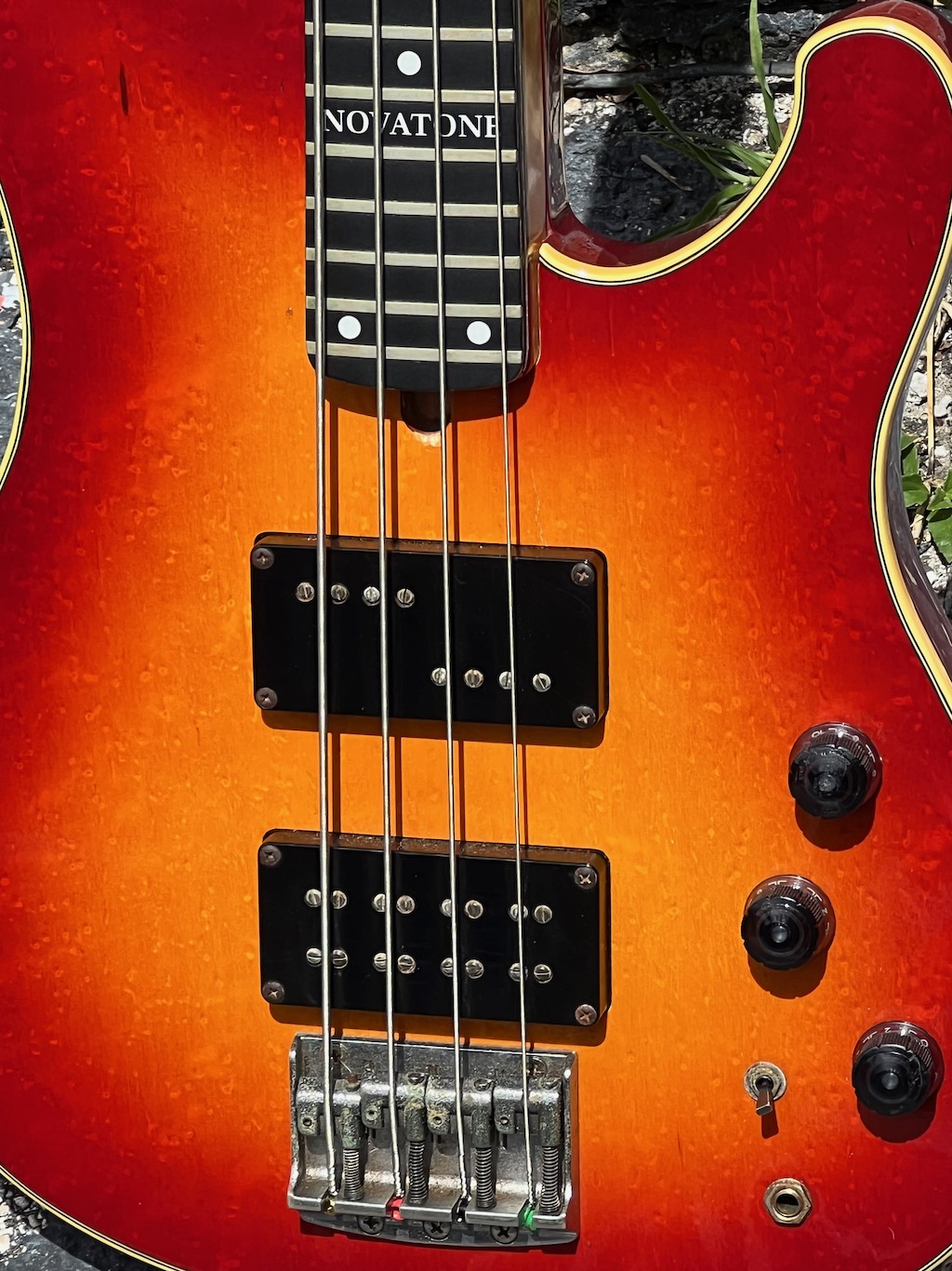 Ibanez RB 924 Roadstar II Bass W/Novatone System 1983 Cherry