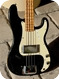 Fender-Precision Bass Maple Cap Neck-1969-Black Finish