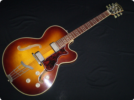 Hofner President E2 Thin Brunette 1963 Sunburst