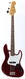 Fender Jazz Bass 62 Reissue Medium Scale JB62M 2008 Candy Apple Red