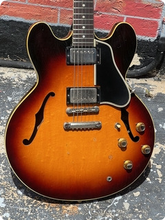 Gibson Es 335td Dot Neck 1960 Sunburst Finish