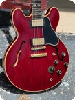 Gibson ES 345TDCSV 1963 See Thru Cherry Red