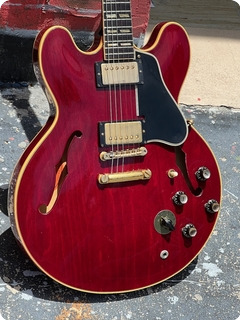 Gibson Es 345tdcsv 1963 See Thru Cherry Red