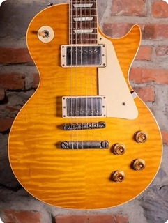 Gibson Collectors Choice 'gruhn Burst' Vic Da Pra Les Paul Standard  Lemon Drop