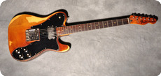 Fender-Telecaster Custom-1973-Mocha Browne