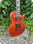 Gibson-Les Paul Custom Showcase Edition EMGs Collector Quality -1988-Red Sparkle