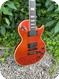Gibson-Les Paul Custom Showcase Edition EMGs Collector Quality -1988-Red Sparkle