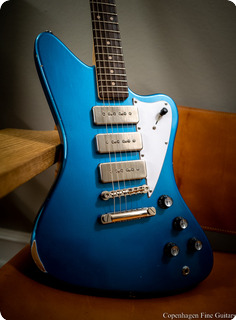 Westerberg Guitars Senkompara Custom Lake Placid Blue Relic