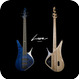 Lava Drops Guitars Blue Atmosphere Infinite Bass Drop-Blue Atmosphere High Gloss/Matte Neck