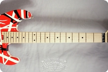 EVH Guitar 2021 Striped Series Red With Black Stripes 2021