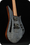 Lava Drops Guitars Hollow Flamed Maple Drop Matte Blue