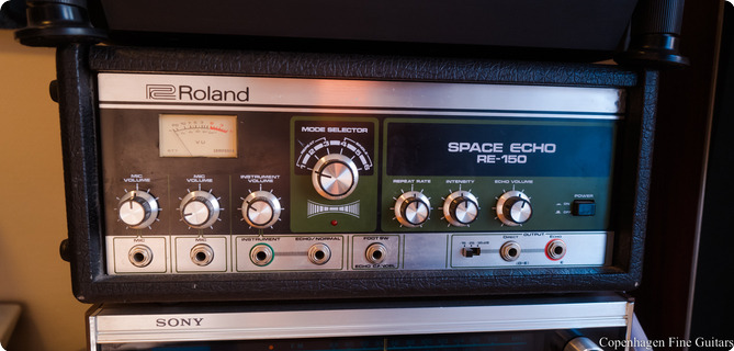Roland RE-150 SPACE ECHO テープエコー Roland RE-150 SPACE ECHO ANALOG TAPE ECHO Tested from Japan