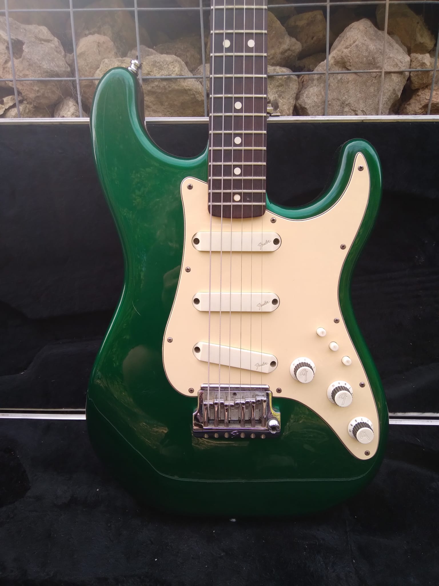 Fender Stratocaster Elite 1983 Candy Green Guitar For Sale Denmark